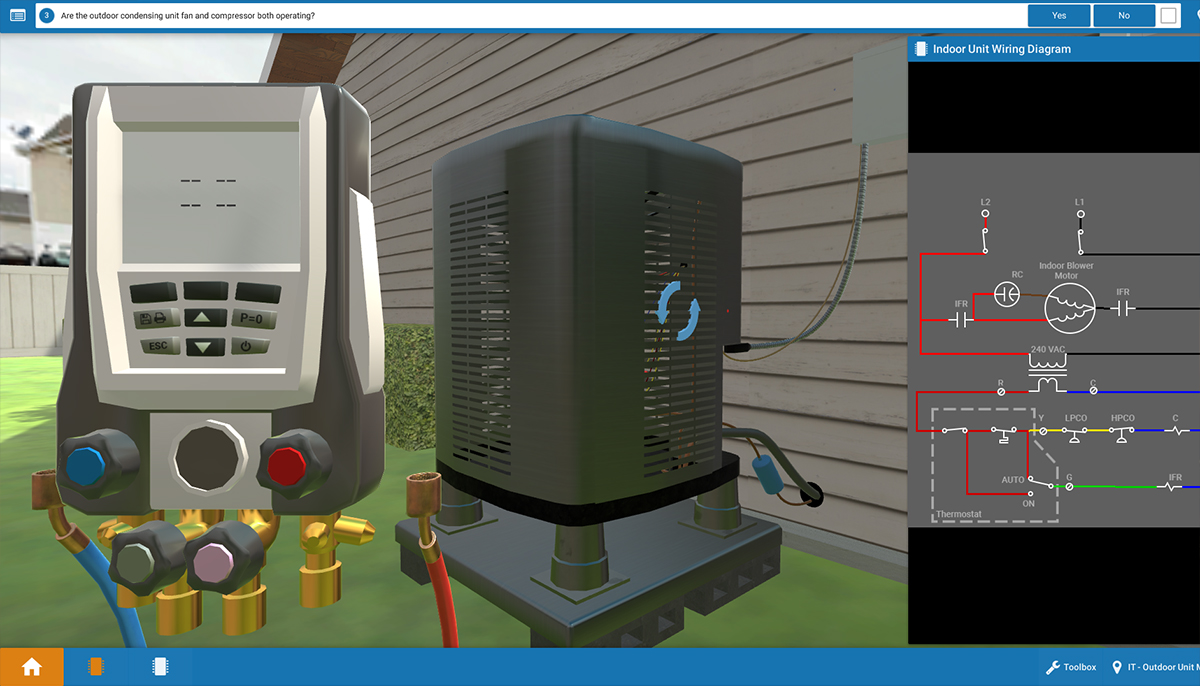 Next Generation HVAC Training: 3D Simulated HVAC Learning - Interplay Learning Screenshot