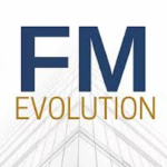 The FM Evolution logo on a white background