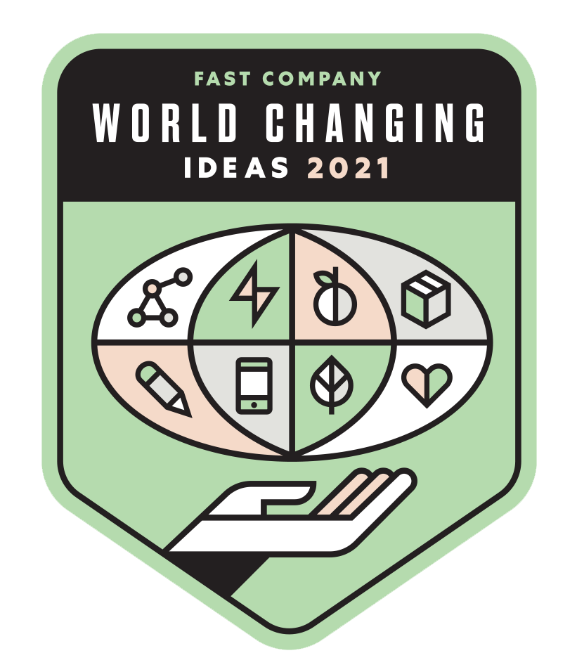 The logo of the Fast Company World Changing Ideas 2021 Award for Interplay Learning