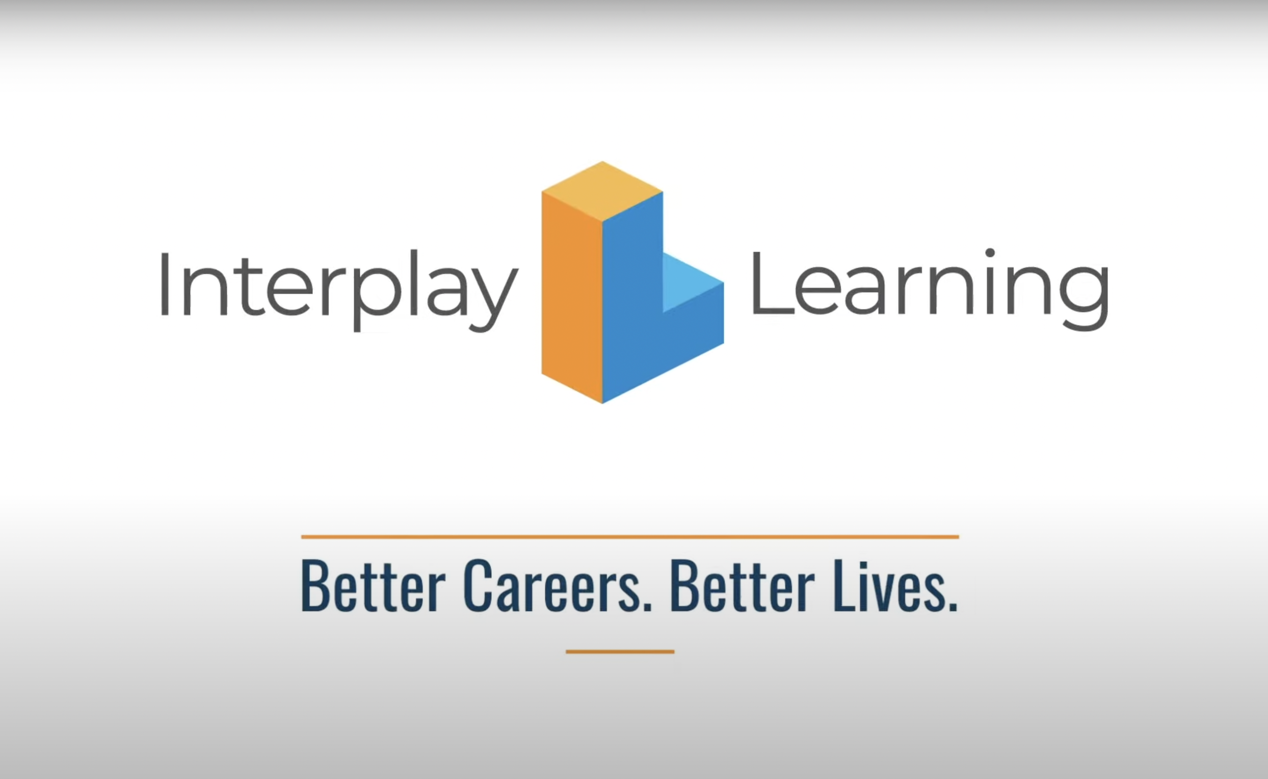 The Interplay Learning logo with the words Better Careers, Better Lives