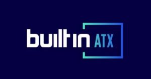 The Built In ATX logo on a blue background