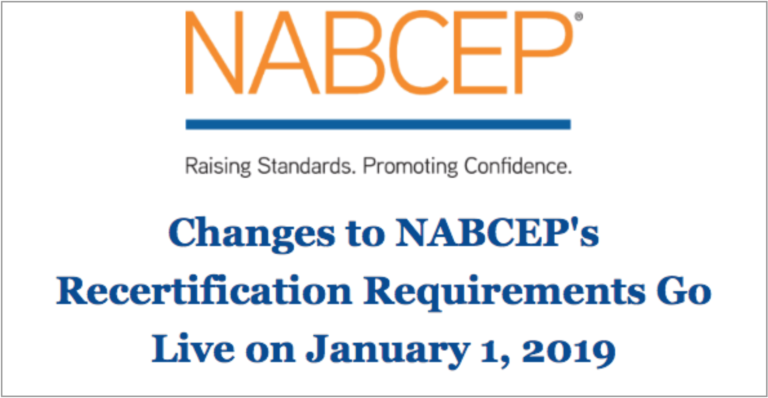 Changes to NABEP"S recertification requirements go live January 1, 2020