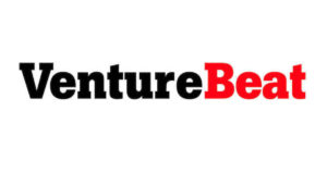 The VentureBeat logo on a white background