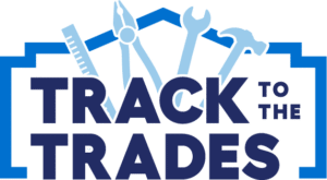 The Logo for Track to the Trades