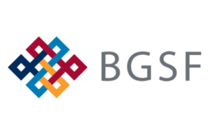 The BGSF logo on a white background
