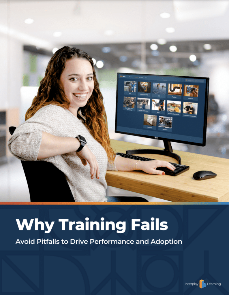 Promotion for an ebook on why skilled trade training failes