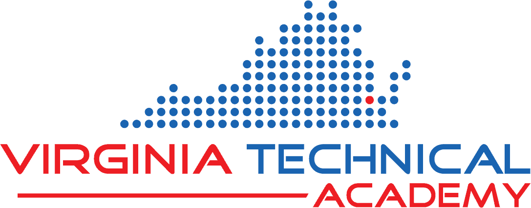 The Virginia Technical Academy logo.