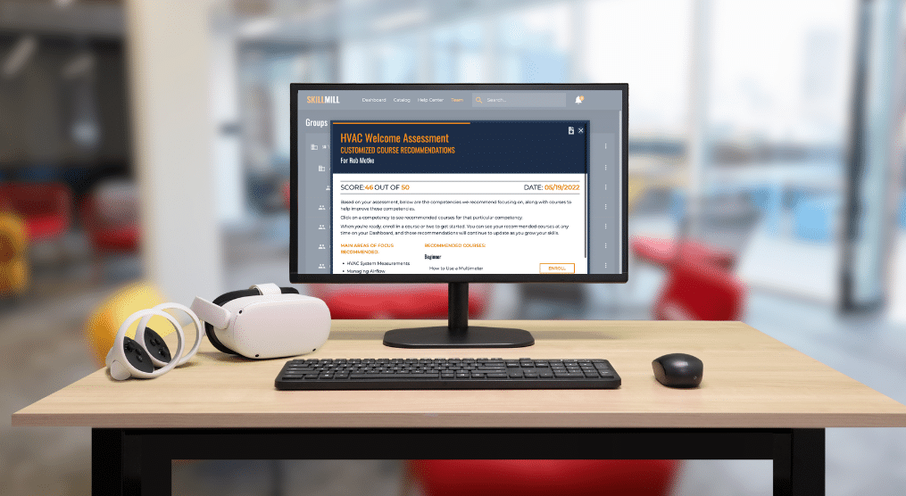 Hvac Welcome Assessment on Interplay Learning's Career Development Platform