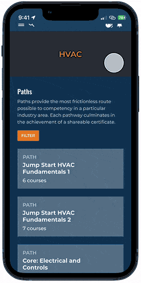 interplay learning expert-led training content learning interface