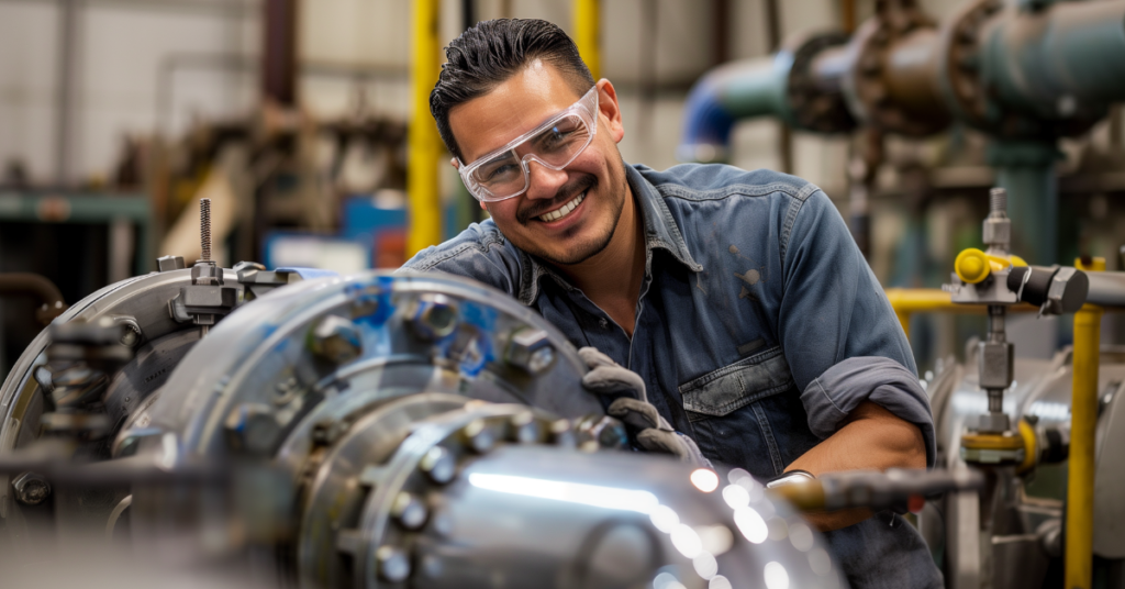 Preventive Maintenance Lifecycle Featured Image of a man working on a piece of heavy machinery.