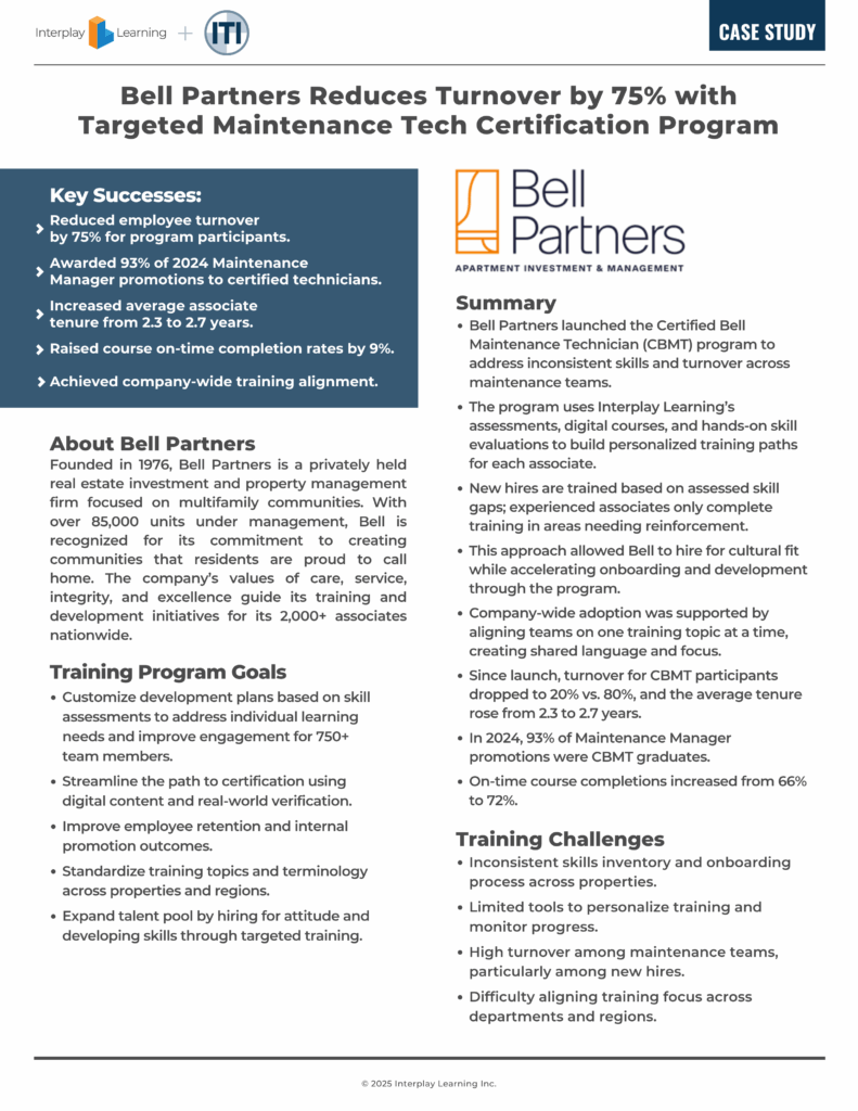 Bell Partners case study front page